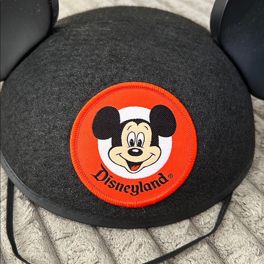 Disneyland Classic Hat Mickey Mouse Ears with Authentic “Adam” Park Embroidery